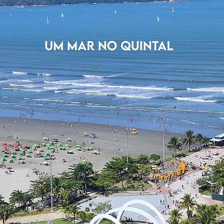 Apartamento Pe Na Areia Melhor Vista Mar De Santos 외부 사진