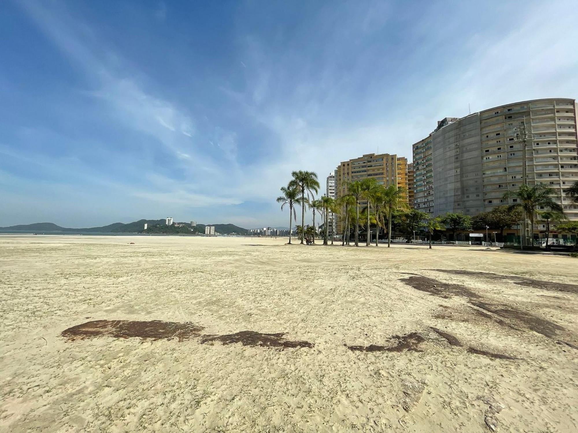 Apartamento Pe Na Areia Melhor Vista Mar De Santos 외부 사진