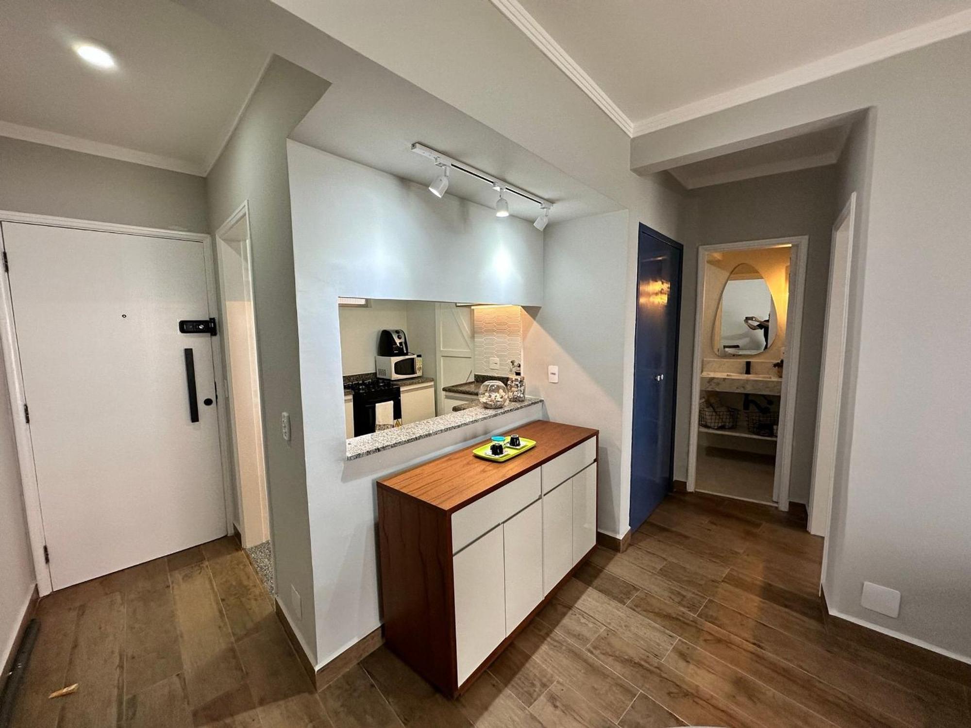 Apartamento Pe Na Areia Melhor Vista Mar De Santos 외부 사진